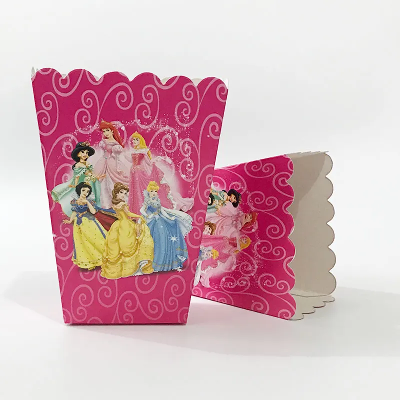 10 Дети Принцесса партия Посуда Набор тарелка салфетки баннер для вечеринки в