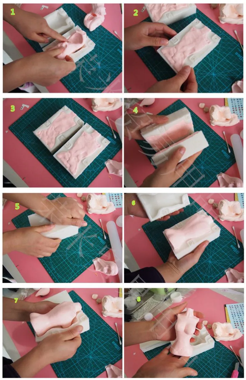 DIY ультра-светильник, глина, мягкая глина, силикагель, форма для тела, Q версия, форма для тела из керамики, форма для тела из силиконового геля