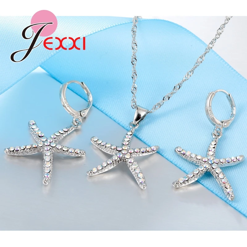 Комплект из колье и серёг серебра 925 пробы|designer jewelry set|jewelry setsdrop sets |