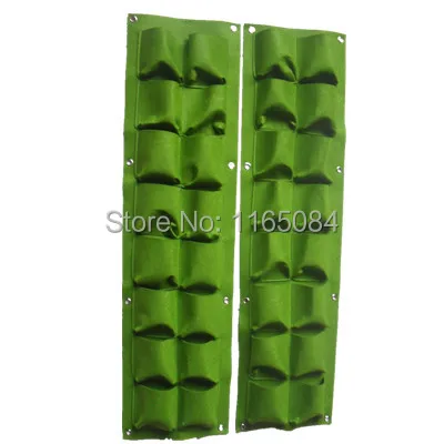 Сумка для выращивания растений зеленая вертикальная Сумочка сада овощей