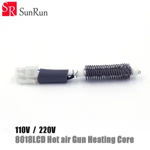 Сменный нагревательный элемент, нагревательный элемент для пистолета горячего воздуха с ЖК-дисплеем 110 В или 220 В 8018