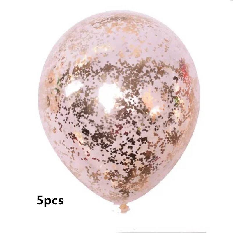 Style8-5pcs 5 шт./лот, 12 дюймов, конфетти, воздушные шары, прозрачные, вечерние, для свадебной вечеринки, украшения, для детей, для дня рождения, для вечеринок, воздушные шары - Цвет: Style8-5pcs