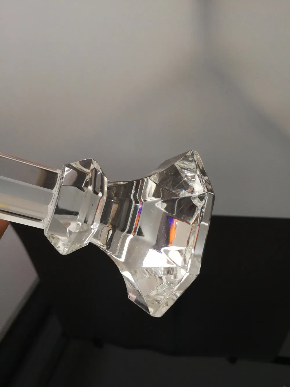 Хрустальные подсвечники для свечей свадебные праздничный стол центральным