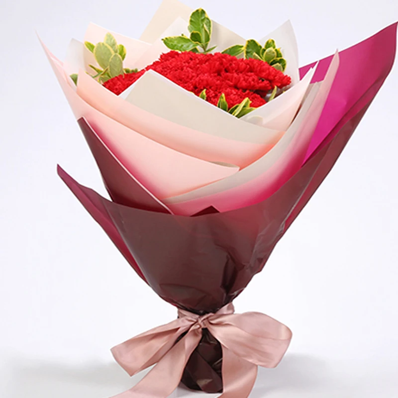 10 шт. двухцветная цветная упаковочная бумага для цветов упаковка букета