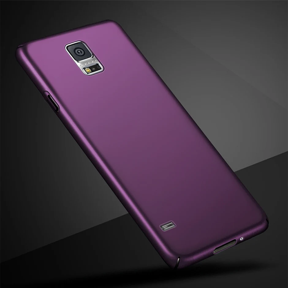 

Pure Color Frosted Case For Samsung Galaxy S5 I9600 SM-G900 5.1" Phone Fundas Hard Plastic Back Cover Case For Samsung Galaxy S5