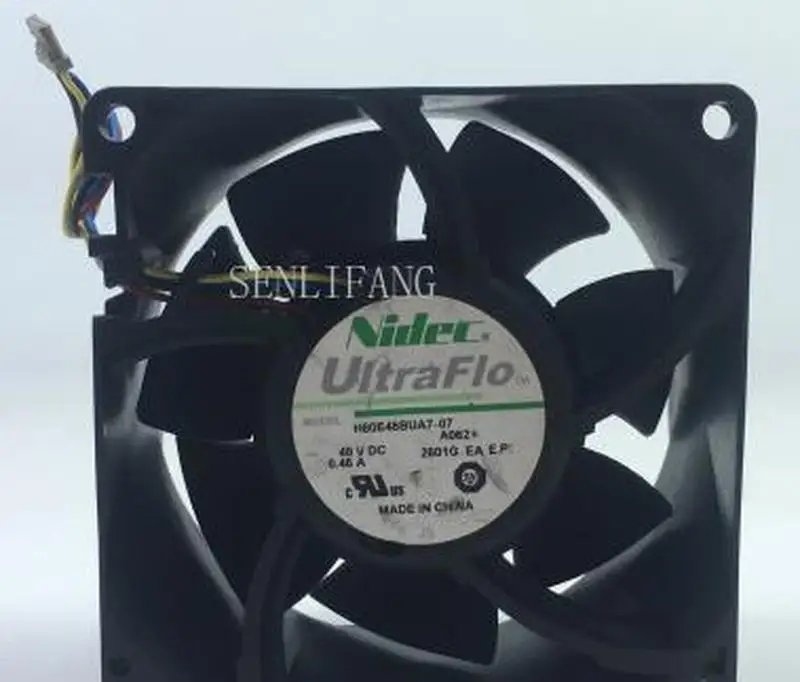 

Free shipping H80E48BUA7-07 Server Square Fan DC 48V 0.46A 80x80x38mm 4-wire
