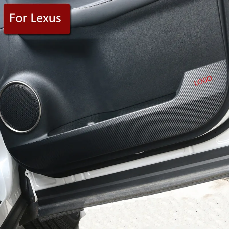 Защитная Противоударная панель Carbin fiber для салона двери Lexus NX200 NX300 RX200T RX450T 4