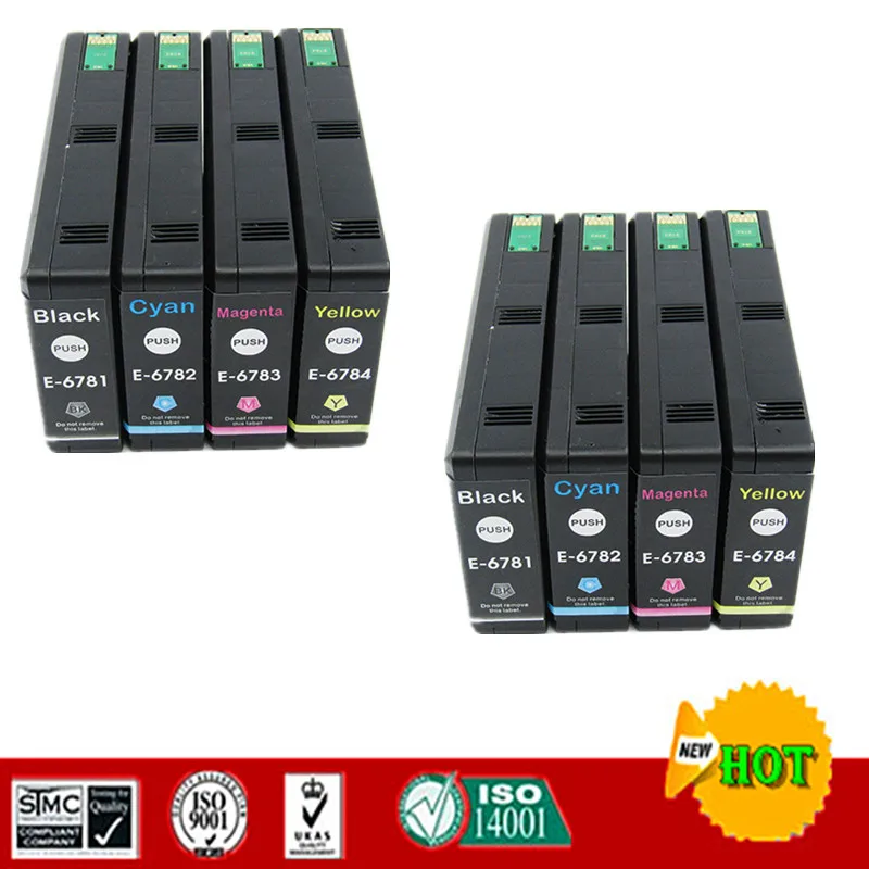 Совместимый картридж с чернилами для T6781 T6784 подходит Epson WP 4011 4091 4511 /4531 Φ и т.