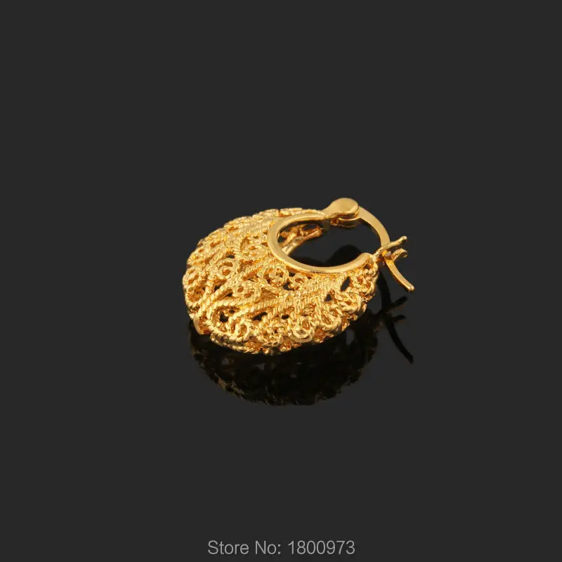 Новые винтажные серьги Модная бижутерия золотой цвет подарок для женщин Круглые