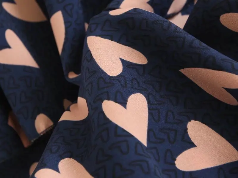OMCHION новинка весны с принтом в виде сердца оборками Blusas Mujer длинным рукавом