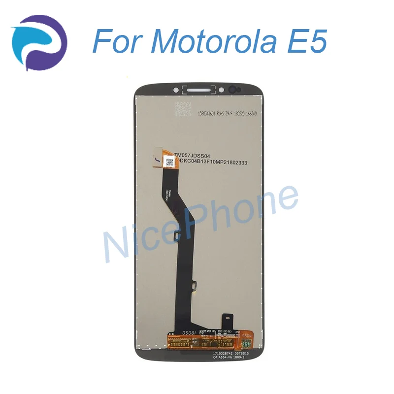 ЖК-дисплей для Motorola Moto E5 XT1944 с сенсорным датчиком стеклянный дигитайзер в сборе