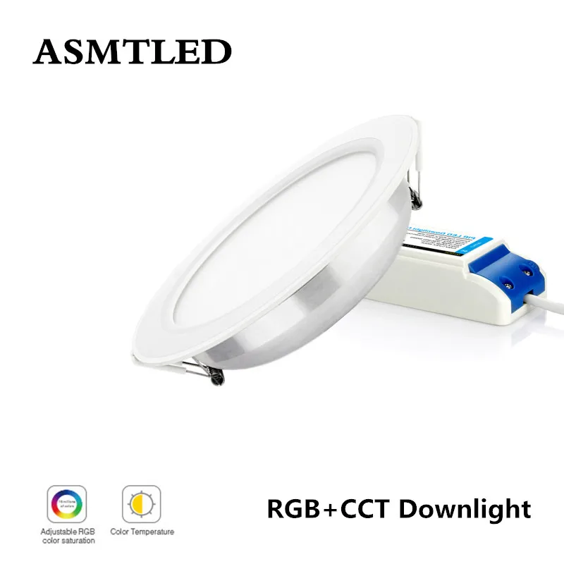 Потолочный светильник Mi Light RGB + CCT 6 Вт 12 15 водонепроницаемый пульт дистанционного