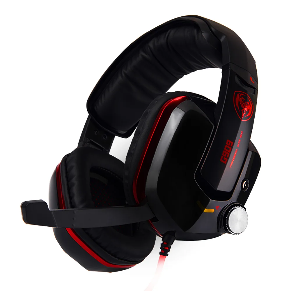 Оригинал SOMiC G909 наушников 7 1 Virtual Surround Sound повязка USB игровая гарнитура с вибрацией