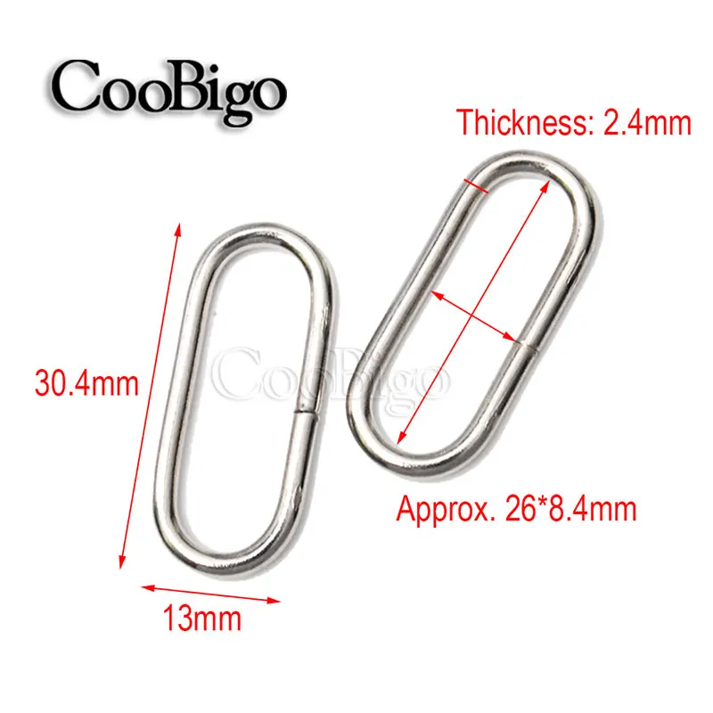 20 шт. металлические круглые кольца петли для рюкзака сумки часов|dee ring|ring forring ring |