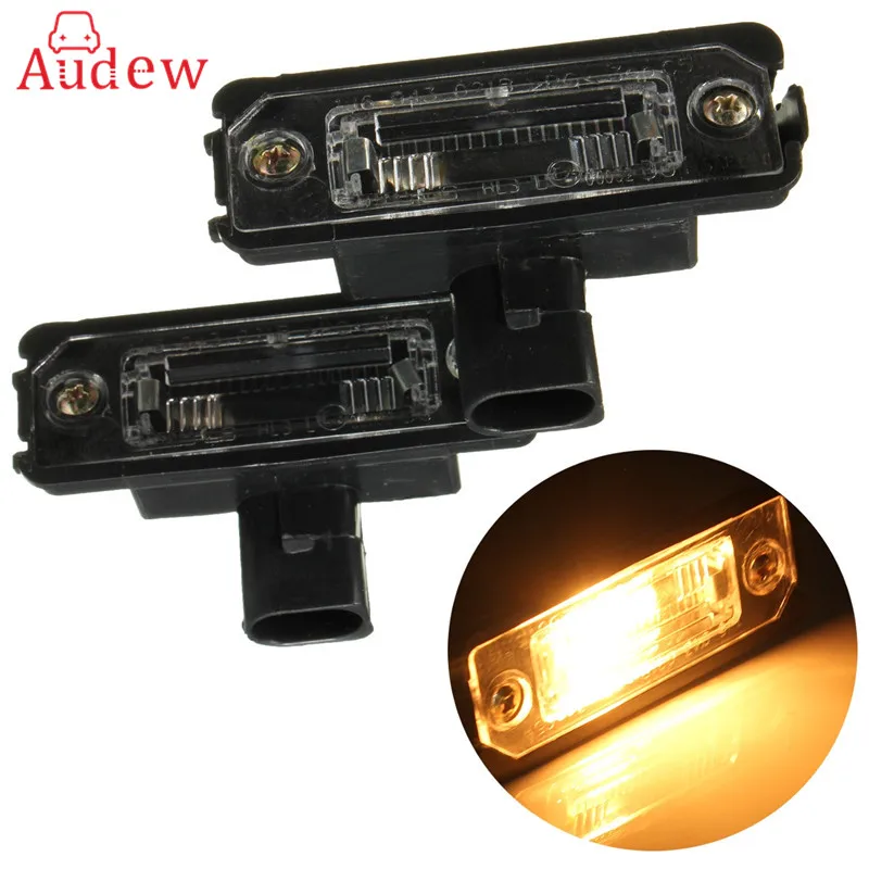 2X Oem светильник для номерного знака лампы VW Smd светодиодный Volkswagen Golf 4 5 6 Jetta Polo Passat