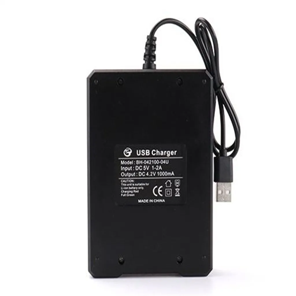 Умное зарядное устройство для литий ионных аккумуляторов портативное USB с 4