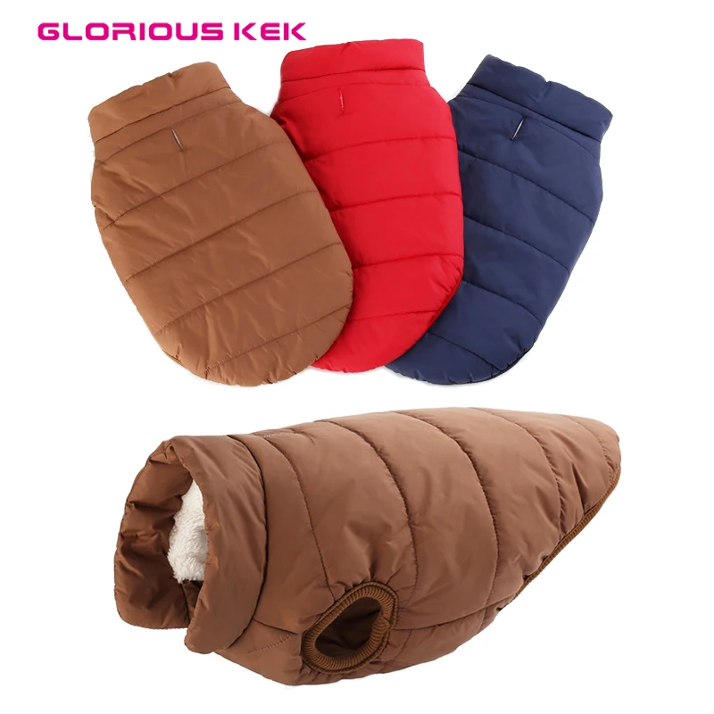Теплая зимняя куртка для больших собак с флисовой подкладкой|dog clothes|pet dog clothesclothes