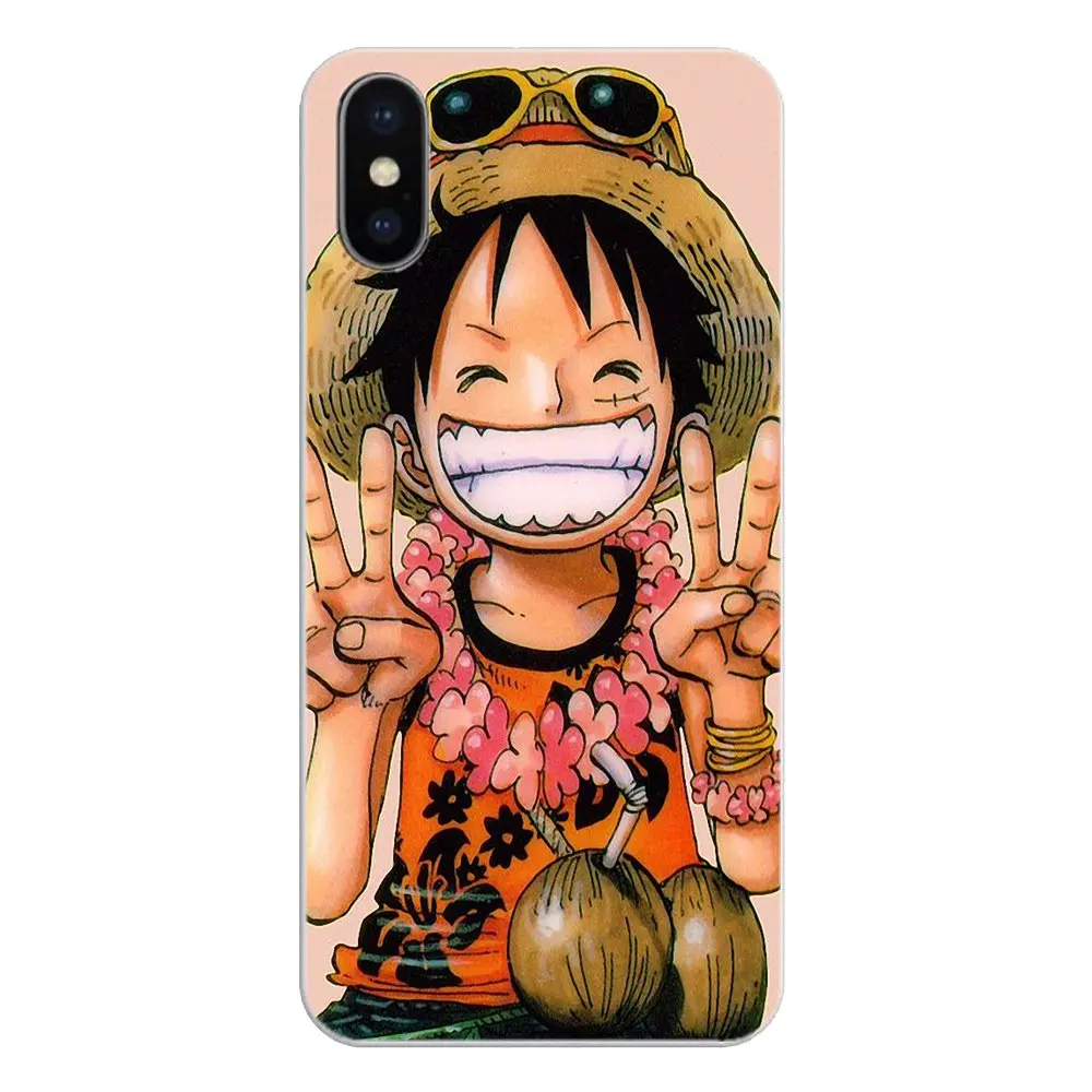 Soft Shell Covers Anime One Piece Portgas D. Ace Monkey Luffy For Samsung Galaxy A5 A6 A7 A8 A9 J4 J5 J7 J8 2017 2018 Plus Prime | - Фото №1