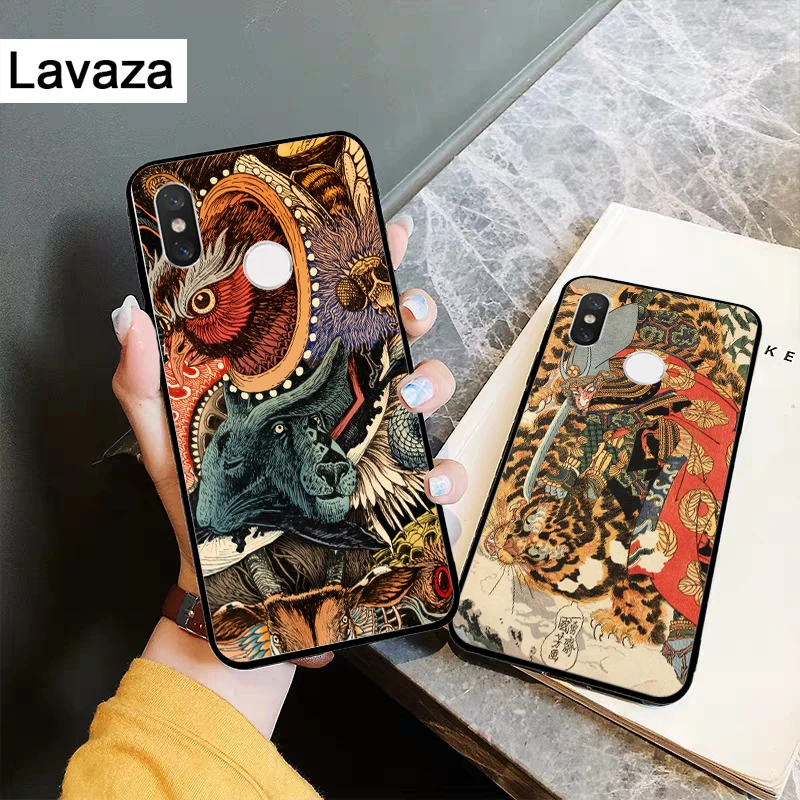 Lavaza японского стиля японский силикон чехол для Xiaomi Redmi 4A 4X5 5A 6 6A 7 7A 8 8A K20 Pro Plus S2 Go