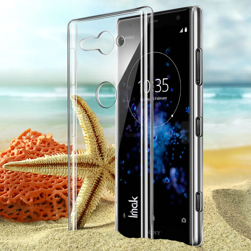 For Sony Xperia XZ2 case Compact Case Imak Ultra Thin PC Hard Plastic Phone Cases Transparent Clear Crystal Back Cover | Мобильные