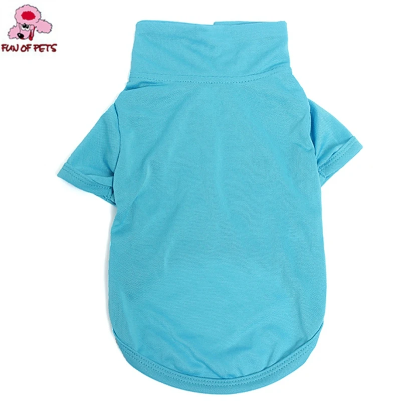 Лидер продаж 2017 Милый Летний ошейник для собак футболка поло щенков одежда