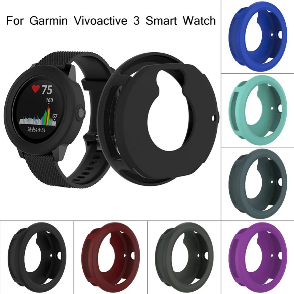 2018 новый высококачественный силиконовый защитный чехол для Garmin Vivoactive3 диаметр