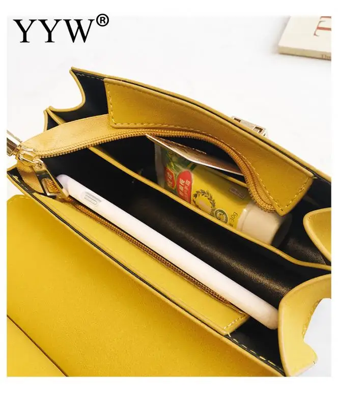 Модные желтые Для женщин мешок матовый одноцветное Цвета Mini Crossbody сумки на плечо Лидер продаж женские Искусственная кожа Bolsos Mujer черный
