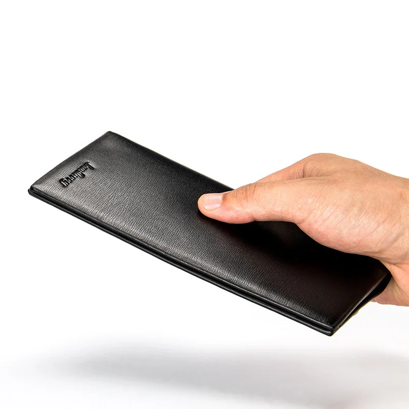 Quality New Men's Long Wallets Black Brown Ultrathin Business Casual Multi-Bits ID Credit Card Holder Purse Wallet Free Shipping | Багаж и