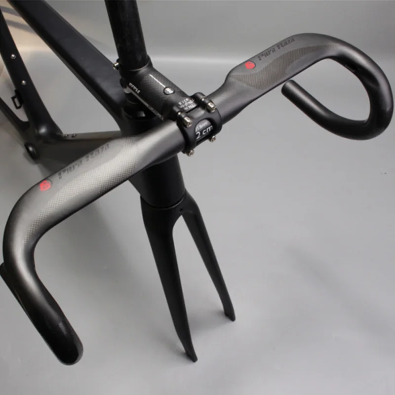 2017 New superlogic carbon handlebar steering wheel rod internal cable bent handle barsblack 400/420/440 | Спорт и развлечения