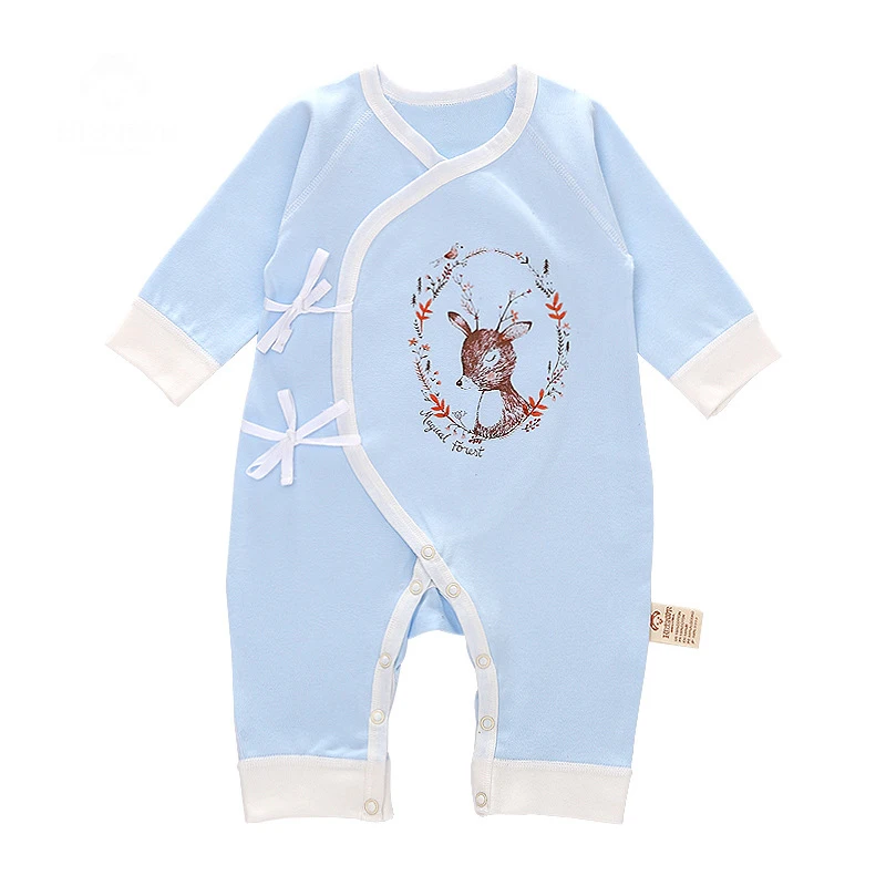 Детские осенне-весенние хлопковые мультфильм олень Стиль мальчик Одежда для