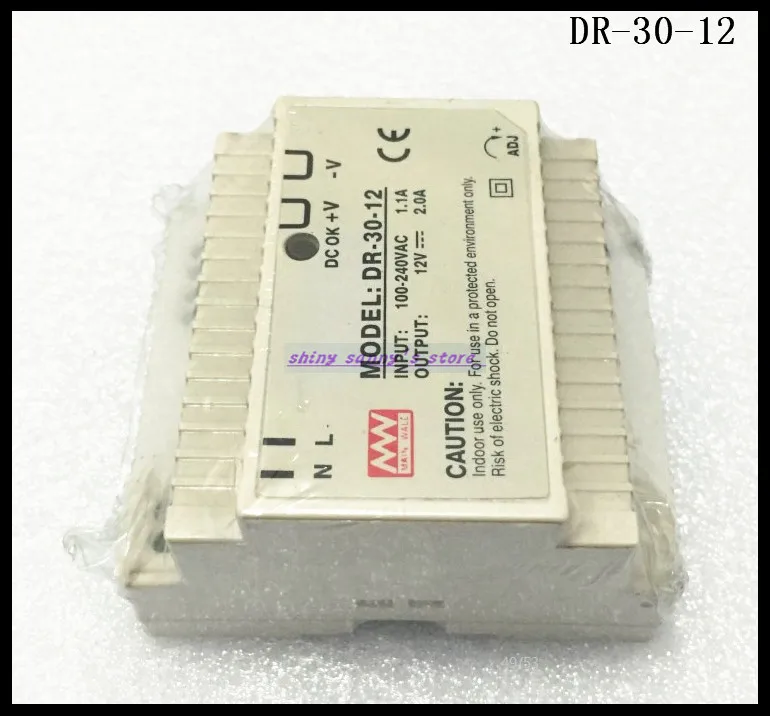 1Pcs DR-30-12 30W 12V 2A Ac Dc Converter Din Rail Single Output Switching Power Supply Brand New | Обустройство дома