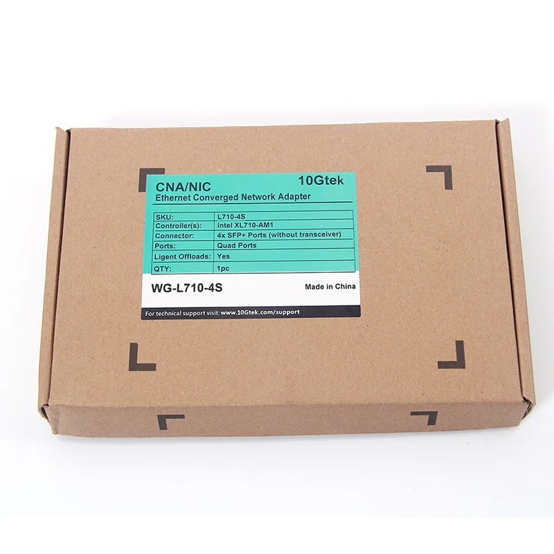 X710-DA4 FH 4 SFP+ порты Ethernet конвергентный сетевой адаптер CNA/NIC