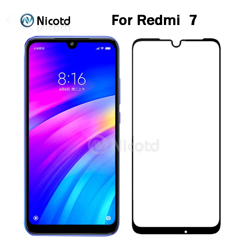 Закаленное стекло nicodd для Xiaomi Redmi 7 7A 6A 4X 4A 5A 5 Plus, защитная пленка для экрана для Redmi Note 7 6A GO 5A 5 Pro, полное покрытие