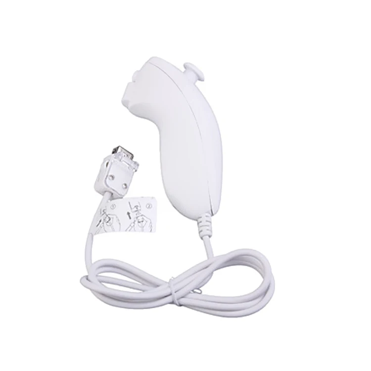 2в1 беспроводной пульт дистанционного управления для Nunchuk nintendo wii Встроенный motion Plus геймпад с силиконовый чехол датчик движения Новинка - Цвет: As picture shows