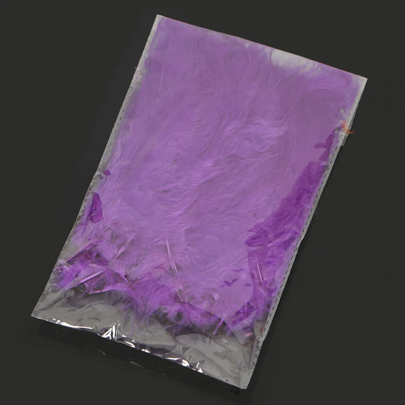 purple 1 сумка, 100 шт, Радужный цвет, Натуральное перо, прозрачные аксессуары для воздушного шара, свадьба, день рождения, вечеринка, фестиваль, прозрачный пузырьковый Декор - Цвет: purple