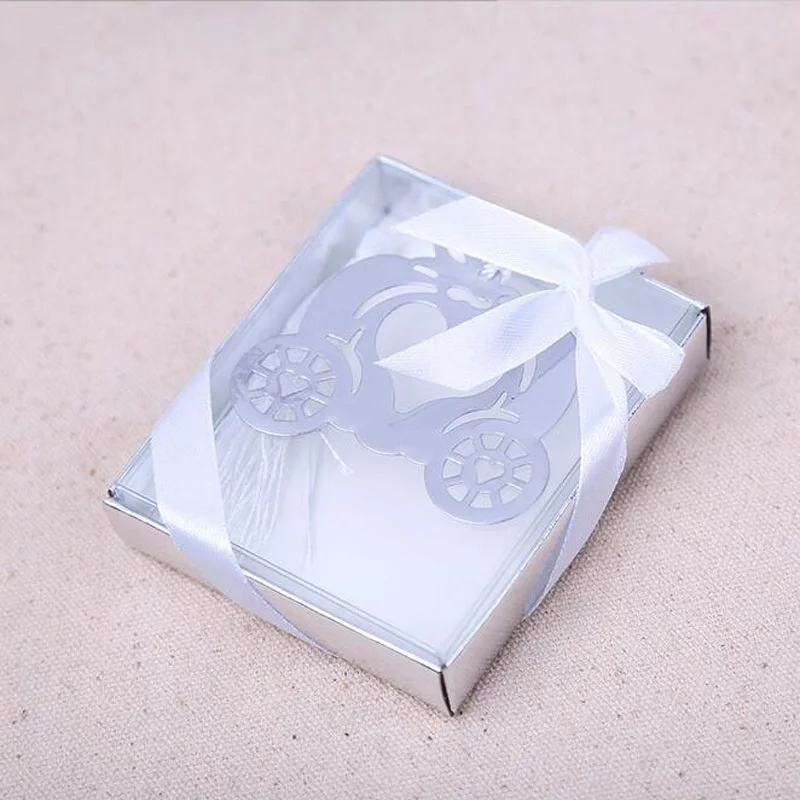 Карета для Золушки в форме тыквы металлическая закладка свадебного украшения