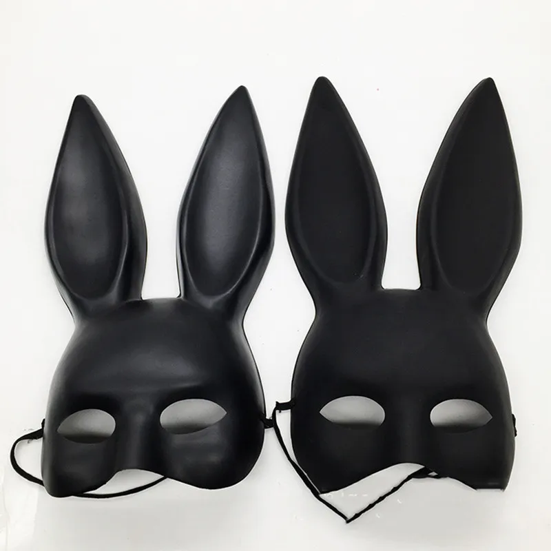 Halloween Mask Black Bondage Bunny Rabbit Masquerade Party Masks Adult Decoration Great Funny Festival Cosplay Дом и сад