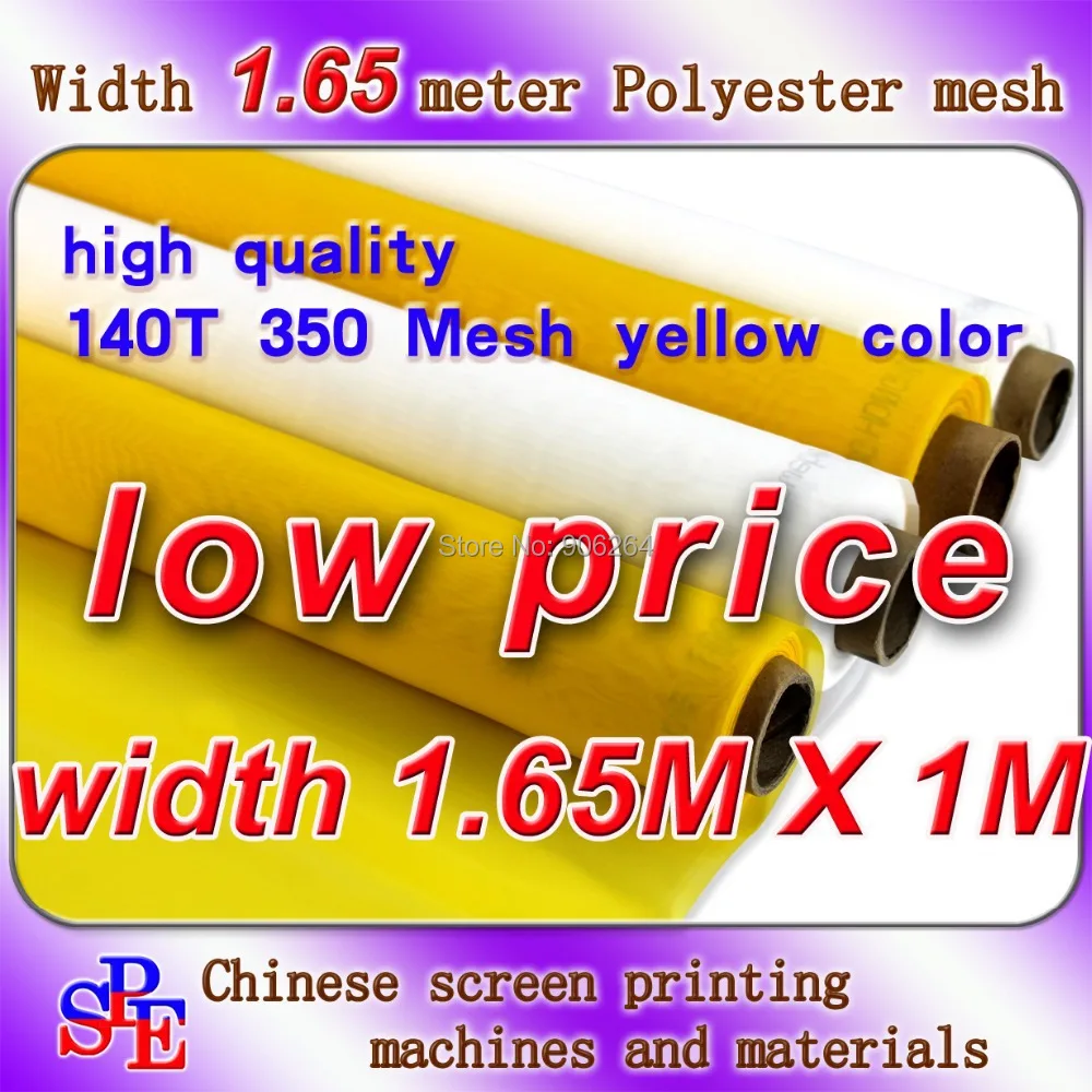 

Cheap and Discount 140T 350M Polyester Silk Screen Printing Mesh 165cm Width