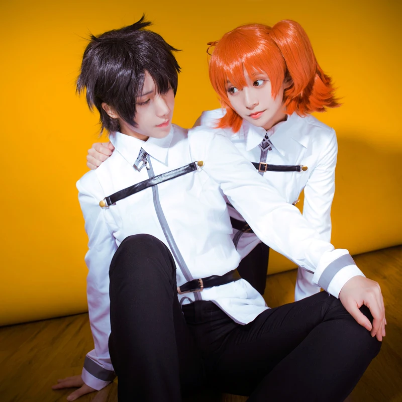 Популярная игра Fate Grand Order Cosplay Gudako Master Fujimaru Ritsuka Косплей Костюм Школьная униформа