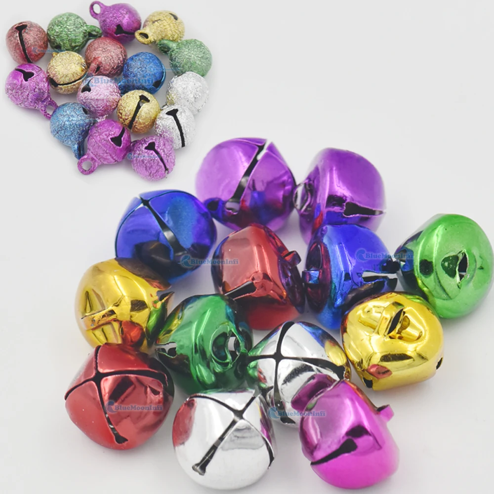 10/20/50/100 шт JINGLE BELL Charm Cross Хеллоуин костюм 8 мм 18 Рождественский бисерный ювелирный