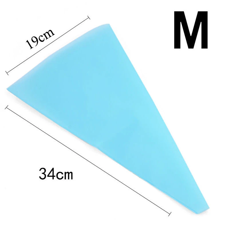 DIY Инструменты для украшения торта синий силиконовый кондитерский мешок крема 3