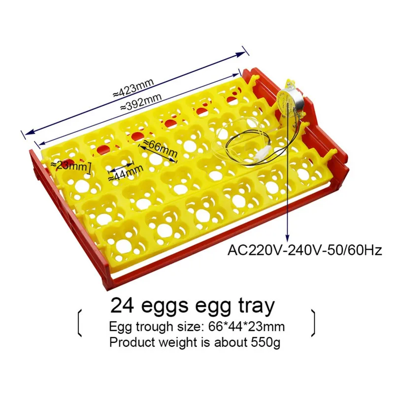 Have motor 24 eggs 2 комплекта инкубатор яйца лоток 56/48/36/24 яйца позиции Размер мотора 220V или 110V дополнительного оборудования для кормления птицы принадлежности для инкубаторов - Цвет: Have motor 24 eggs