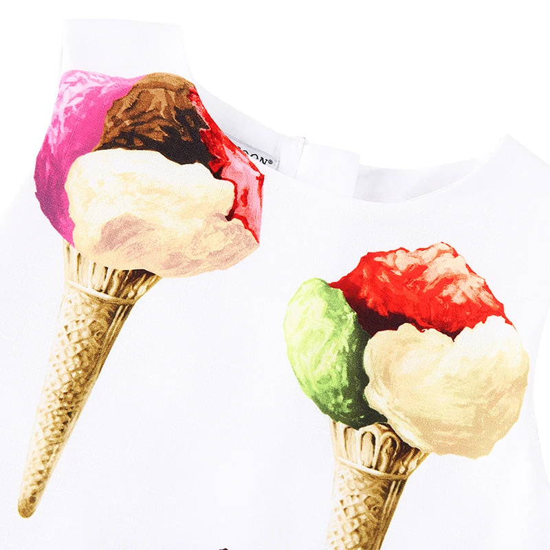 Летние платья для девочек 2020 Брендовое платье принцессы Детские одежда костюм