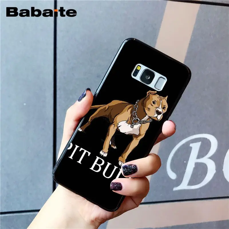 Babaite питбуль прекрасный питбуль чехол для телефона для samsung Galaxy S8 S7 edge S10 Plus S10E S10lite S9 Plus S5 M10 20