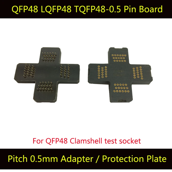 QFP48 lq48 TQFP48 контактный шаг платы 0 5 мм Плата интерфейса адаптер пластина для