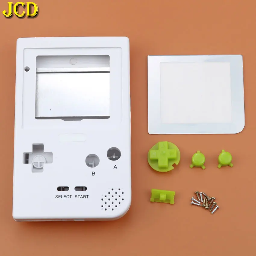 JCD 1 шт полный Чехол Корпус Замена для Gameboy Карманная игровая консоль для GBP Оболочка Чехол с кнопками комплект - Цвет: B