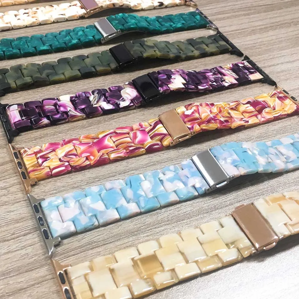 Ремешок резиновый для Apple Watch Band 44 мм 40 38 42 гладкий браслет iWatch Series SE 6 5 4 3 2|Ремешки