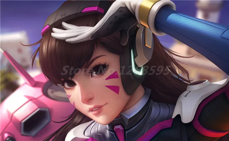 Светло-зеленый Genji VS Hanzo Overwatchs Дракон арт обои арт Холст Плакат Картина Настенная картина принт украшение для дома спальни без рамки - Цвет: Светло-зеленый