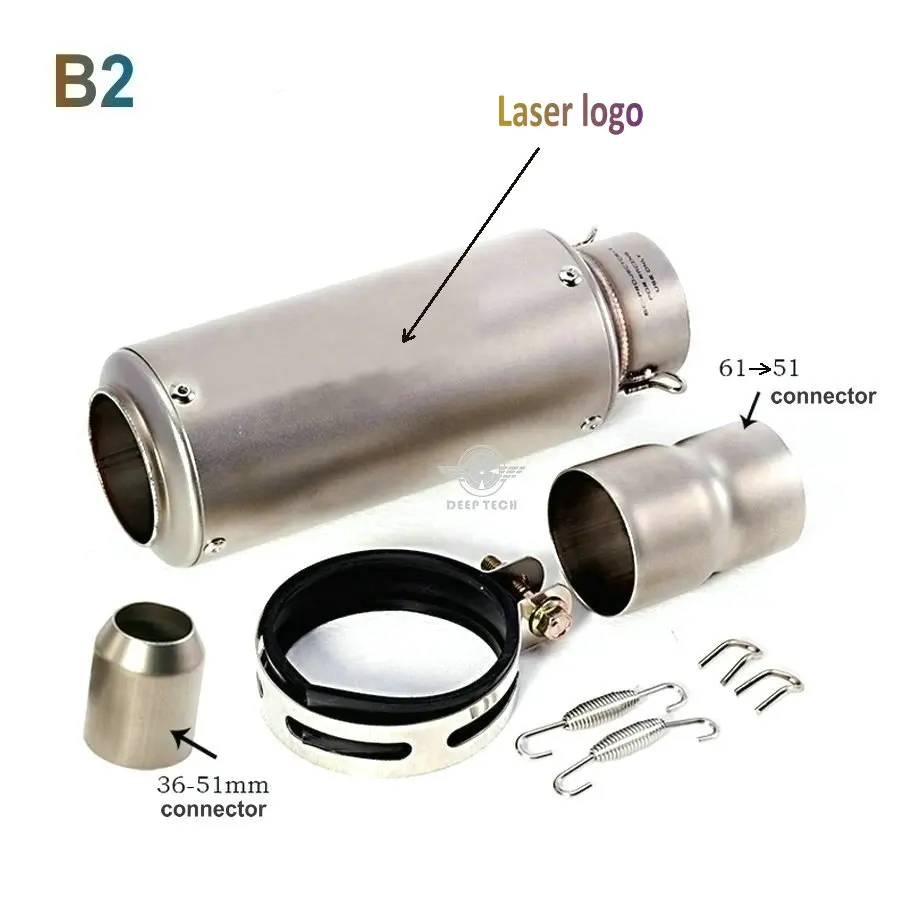 Выхлопная труба мотоцикла глушитель Escape из углеродного волокна для мотокросса