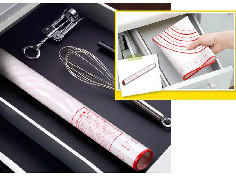 Baking Tool High Temperature Resistance Kitchen Kneading Pad Surface Mat Large Anti Slip Rolling Plate Silica Pad